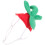 3Pz Decorativi Per in Pile Fragola Per Party 2