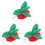 3Pz Decorativi Per in Pile Fragola Per Party 4