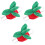 3Pz Decorativi Per in Pile Fragola Per Party 5