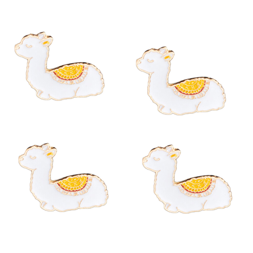 8Szt Elegancka Broszka Damska Z Wzorem Alpaki Do Codziennego UżYtku-image