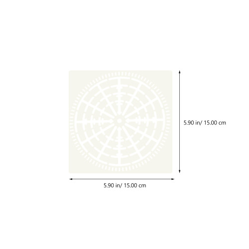 12Pz Template Stencil Pet Bianco Per Pittura E Mandala 1