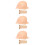 3Set in Lattice Resistente Per Feste E Costume 10