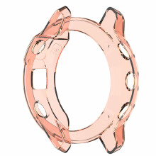 2St Transparante Roze Watch Case Bescherming 6X Pro