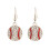 3Pares Femininos Dangle Prata Baseball Moda E 10