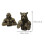 3Conjuntos Decor Carro Clipes Perfume Animais Resina Interior 2