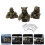 3Conjuntos Decor Carro Clipes Perfume Animais Resina Interior 9