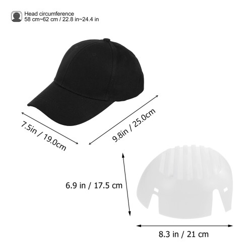 1Conjunto Bump Caps Universais Pe E Algodão Para De Beisebol 2