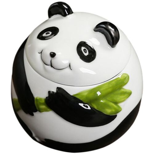 De Cerâmica Formato De Panda Para E Açúcar 250 Ml