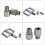 3Pares Extensores Pedal De Bike Aço 9/16 Polegadas Para Estrada 2