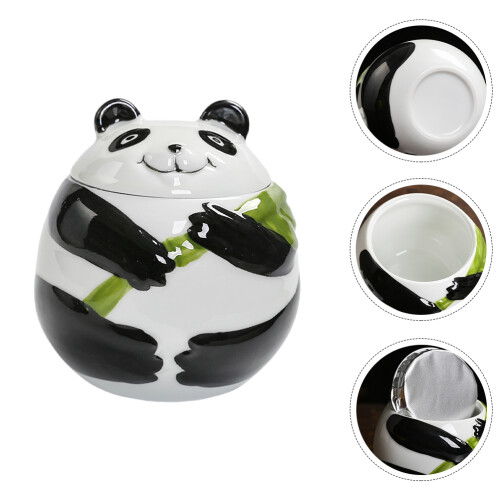 De Cerâmica Formato De Panda Para E Açúcar 250 Ml 2