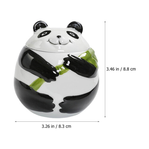 De Cerâmica Formato De Panda Para E Açúcar 250 Ml 1