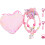 4Conjuntos Conjunto Rosa Colar Resistente 1