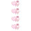 4Conjuntos Conjunto Rosa Colar Resistente 10