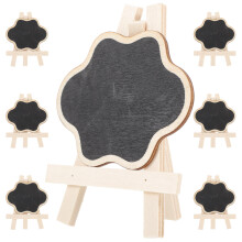 5Conjuntos Quadro Negro Pequeno Multiuso Com Suporte Para Mensagens