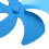 Aluminiumlegierung 5-Blatt-Kaminventilator, Blau 7