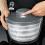 Efficient Gray Vegetable Washer & Spinning Fruit Dryer for Kitchens 7