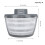 Efficient Gray Vegetable Washer & Spinning Fruit Dryer for Kitchens 2