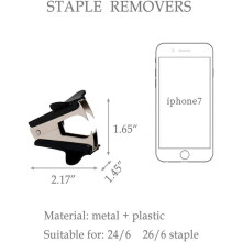 Estrattore di punti metallici, denti affilati per una rimozione dei punti metallici senza problemi, impugnature in plastica sagomate per un controllo