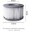 Pool Filter Cartridge for Continuous Use, Hot Tub Spa Accessories Replacement Filter Ensures Clean Water 3