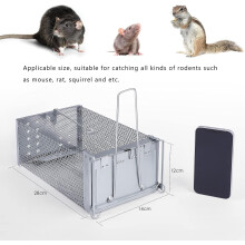 Armadilha de captura e soltura de animais vivos, ratoeira humanitária com ativação por pedal de gravidade para uso em ambientes internos e