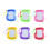Ensemble de porte-clés créatifs pour tableau blanc, 6 pièces, 1