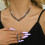 Brautaccessoire-Set mit Kristall-Strasssteinen, stilvolle 6