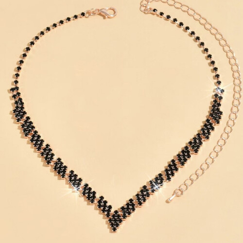 Brautaccessoire-Set mit Kristall-Strasssteinen, stilvolle 2