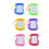 6 Pack Magnetic Doodles Board Keychain Drawing Board Keyring 1