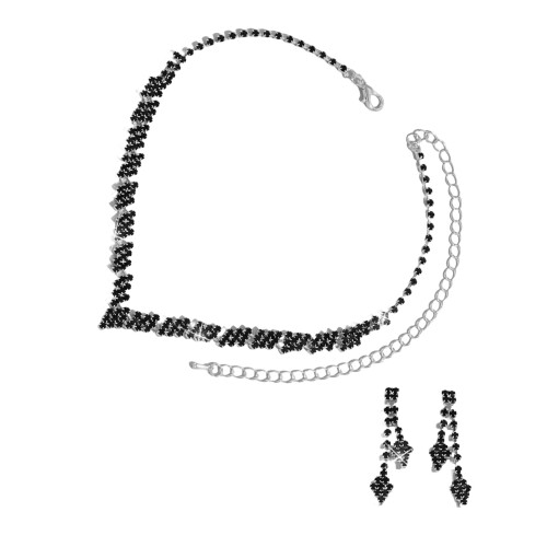 Brautaccessoire-Set mit Kristall-Strasssteinen, stilvolle