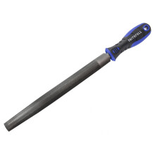 Faithfull Half-round Second Cut File, Handled