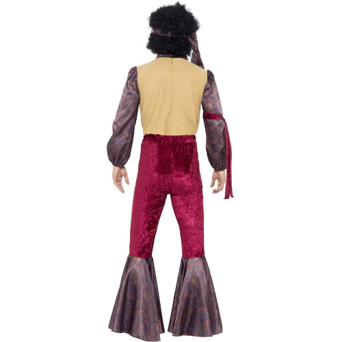 Smiffy's Smiffys Mens 70s Psychedelic Rocker Costume Set 1