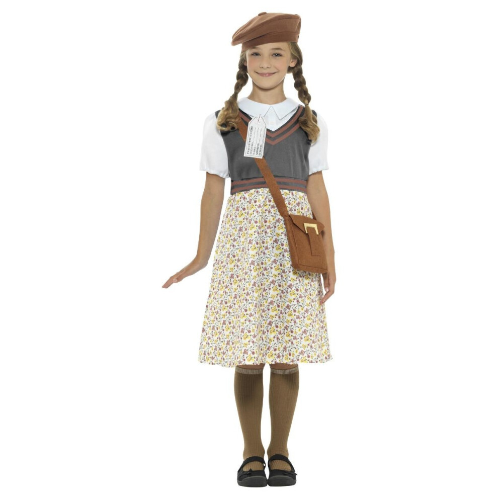Smiffy's Girls Evacuee School Girl Costume Set
