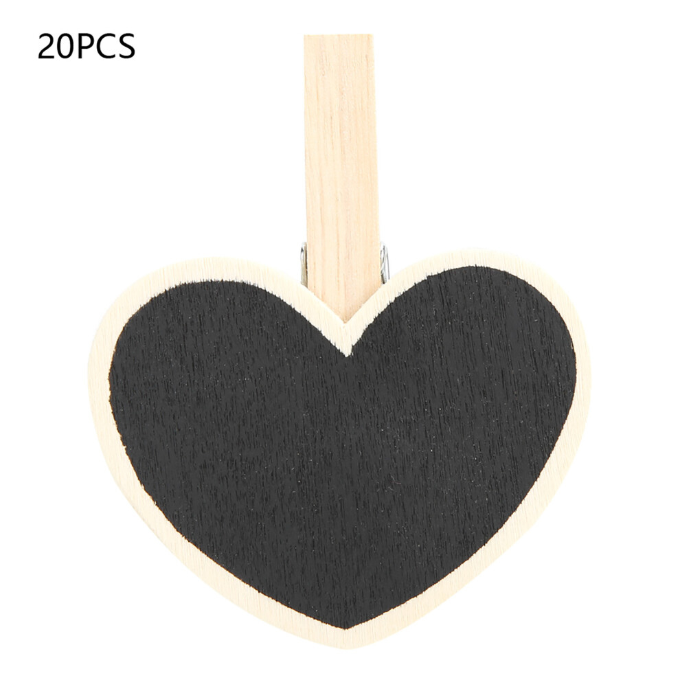 Wooden Memo Tags, Mini Chalkboard Clips for Everyday Use, Decorative Note Clips for Unique Messages-image-OPC-PPFSCMM-NEW