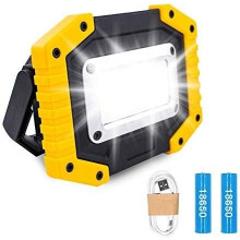 Oplaadbare LED-werklamp voor buitenliefhebbers, ultrahelder ontwerp met dubbele lamp en 3 standen, noodverlichting, draagbare schijnwerper 30W2000