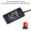 Voltmetro con display a LED, impermeabile, adatto per auto, moto e biciclette. 4