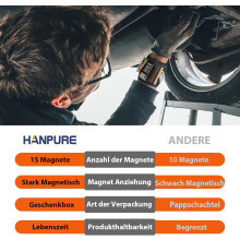 Magnetisk armbånd, gør-det-selv-håndværkerens tidsbesparende med stærke magneter til at holde skruer, let og bærbar til alle