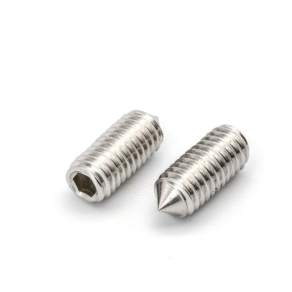Corrosion Resistant Grub Screw Set, Stainless Steel Grub Screws With Cone Point, High Strength Smooth Surface, Din916 Standard For Wide Range Fixing 9169997021632