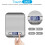 Kitchen Scale, Multiple Unit Conversion Digital Kitchen Pastry Scale For Cooking And Baking, Precision Weighing Up To 5 Kg In 1 G Increments, 6