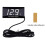 Voltmetro con display a LED, impermeabile, adatto per auto, moto e biciclette. 7