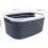 Versatile Storage Baskets, Strong Material Comfortable Handle Design Best Organizer for Office Bathroom Kitchen Wardrobe, Space-saving Design Serving 1