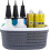 Versatile Storage Baskets, Strong Material Comfortable Handle Design Best Organizer for Office Bathroom Kitchen Wardrobe, Space-saving Design Serving 6