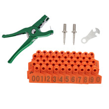 1set Schapen Geit Varken Vee Rundvlees Koe Oor Kaart met-B