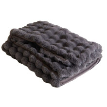 Soft Coral Flannel Plush Blanket - Warm, Cozy Throw for Sofa, Bed, Office Nap, Air Conditioning Shawl, Small Size C