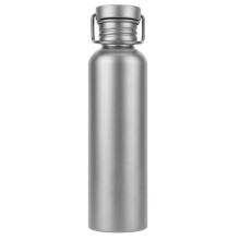 Titanium Water Bottle 750ml - Ultralight, Leak-Proof, Reusable Sport Bottle for Cycling, Hiking, Camping