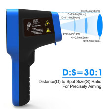 Digital Infrared Thermometer Temperature -58-2912(-50-1600) Handheld Non Contact IR Thermometer