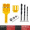 2 Sets Woodworking Hole Punch Locator for Precision Drilling Tool Set 6