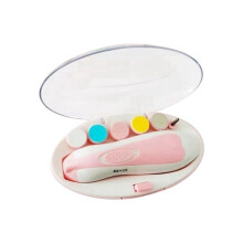 Electric Baby Nail File with Soft LED Lights, Nail Trimmer with 6 Grinding Pads.