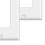 10Pcs, Placa de Parede Decoradora 2 Gang Tamanho Padrão Tampa de Tomada para Receptáculos GFCI e USB, A4,53 Polegadas X L4,57 Polegadas Branco 4