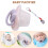 Newborn Dummies, 0-2 Months,Muted Colours, Matte Texture, Extra Small Baglet 6