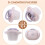 Newborn Dummies, 0-2 Months,Muted Colours, Matte Texture, Extra Small Baglet 4